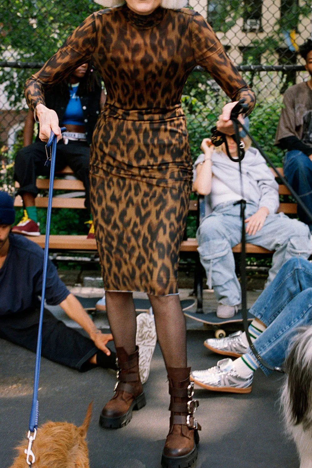 EFFORTLESS DRESS LEOPARD