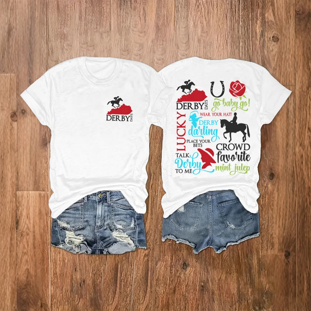 Derby - Themed Horse - Related T-Shirt