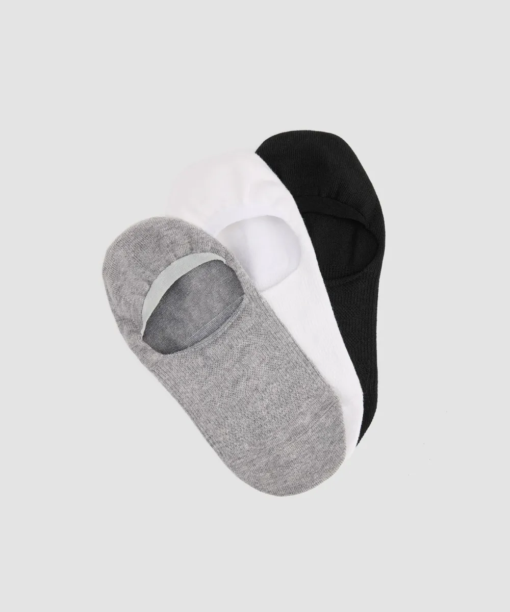 Casual Style Cotton Low-Profile Sock 3-Pack