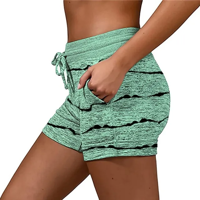 Women‘s Shorts Elastic Waist Soft Lounge Shorts Casual Shorts with Pocket