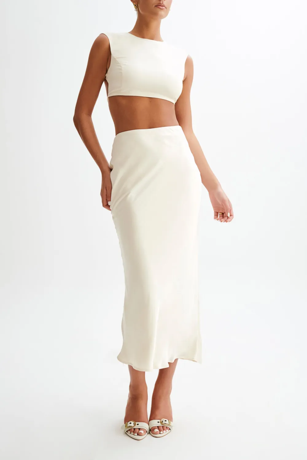 Satin Maxi Skirt