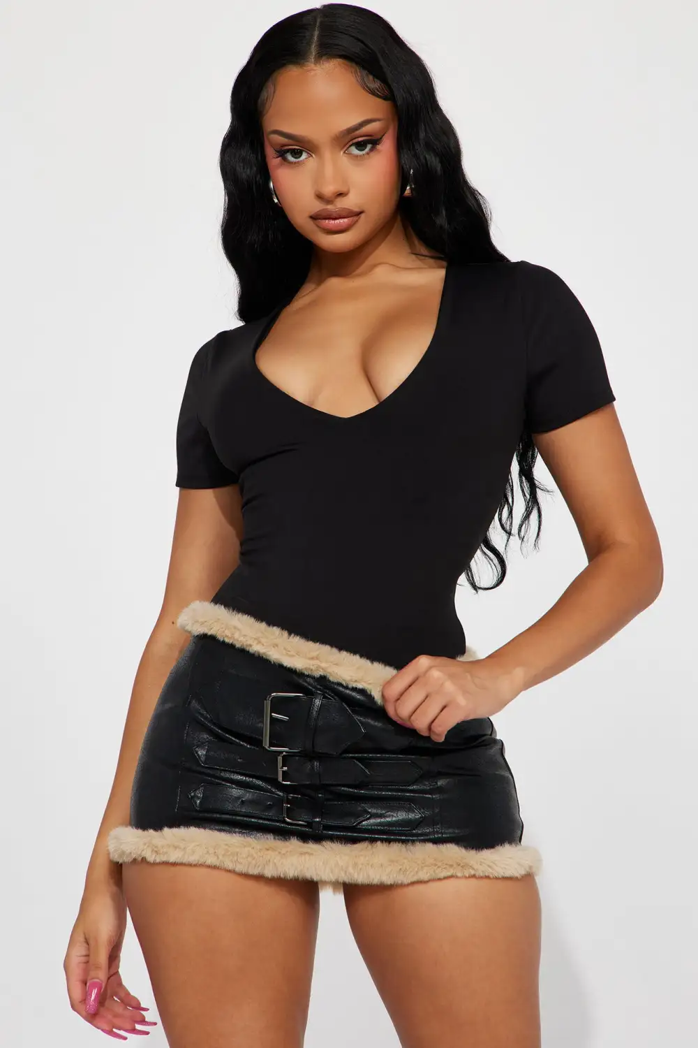 Nicolette Smooth Fit Bodysuit - Black