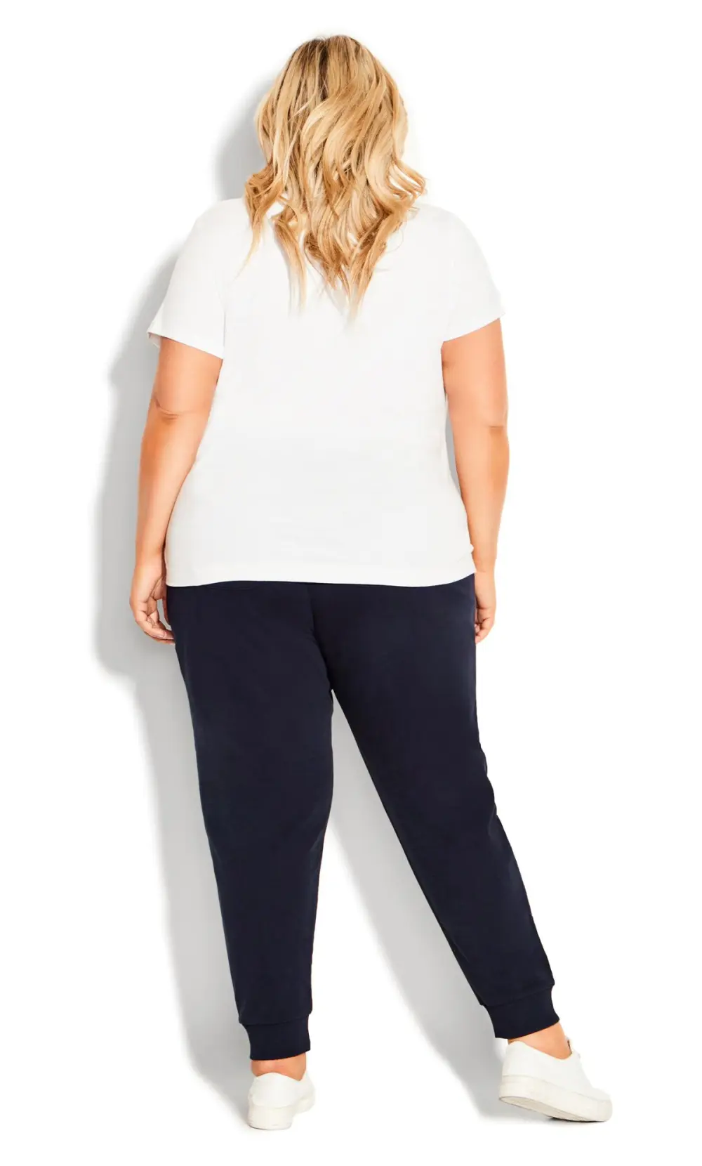 Ave Leisure Navy Plain Track Pant
