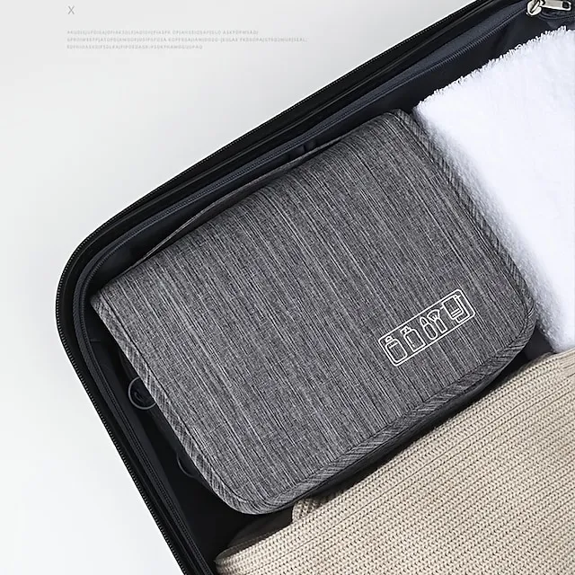 Hanging Toiletry Travel Bag Travel Cosmetic Organizer Accessories Storage Bag Waterproof Makeup Cosmetic Bag With Multi Pocket Bathroom Wash Bag