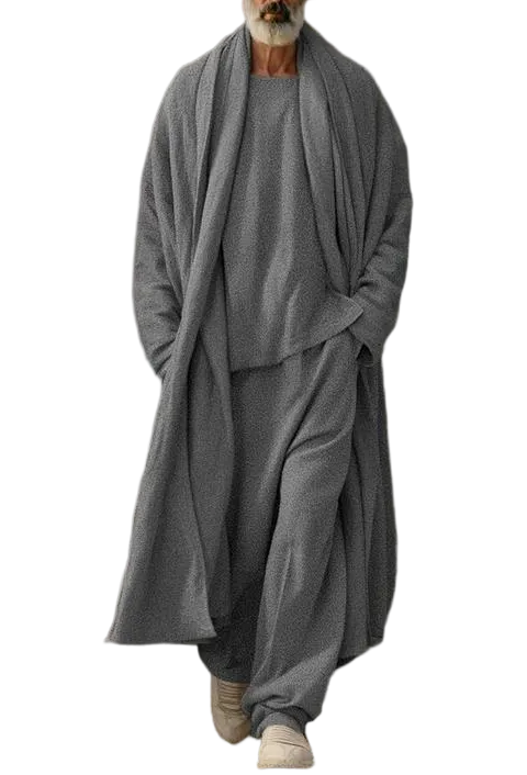 Men’s 3-Piece Stretch Lounge Set – Soft, Simple, Versatile