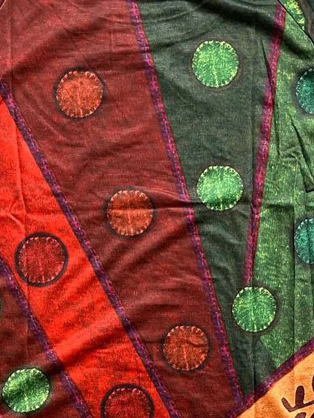 Women's T shirt Tee Burgundy Tee T shirt Dress Tunic Shirts Graphic Geometric Color Block Wine Red Blue Print Short Sleeve Casual Weekend Tunic Basic Boho Round Neck Regular Fit