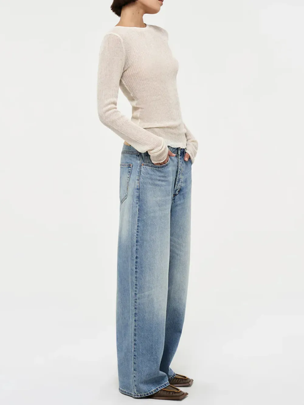 Casual Style Relaxed Vision Light Vintage Indigo