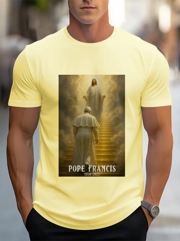 Men'S Rest In Peace 1936-2025 Short Sleeve Round Neck Pure Cotton T-Shirt