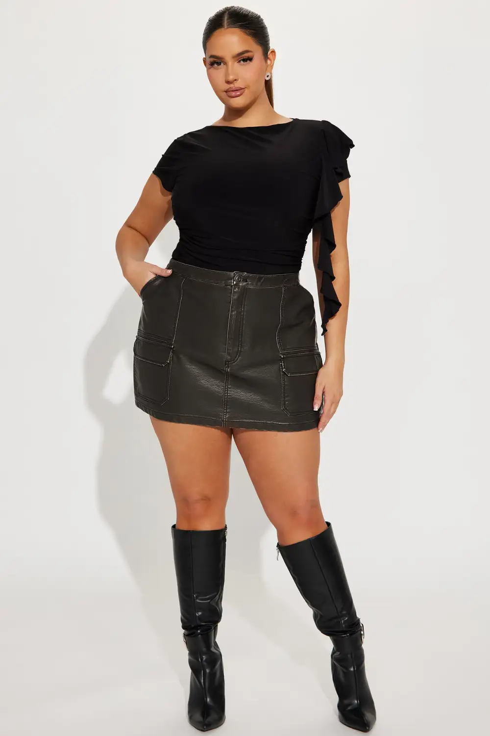 Foreign Love Bodysuit - Black