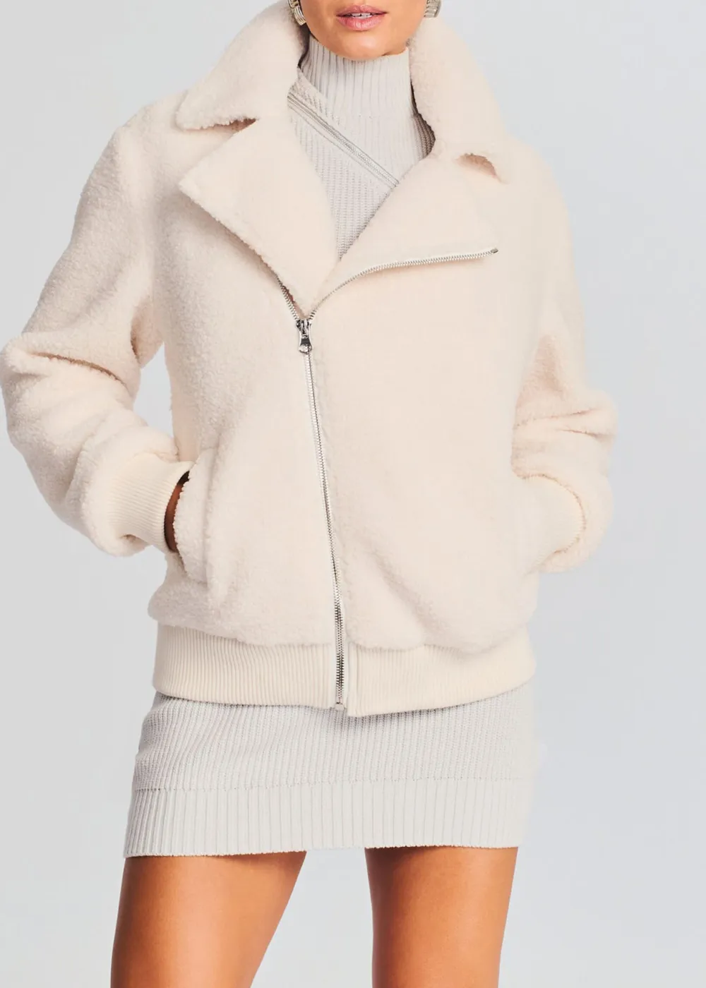 Soft Teddy Fabric Jacket