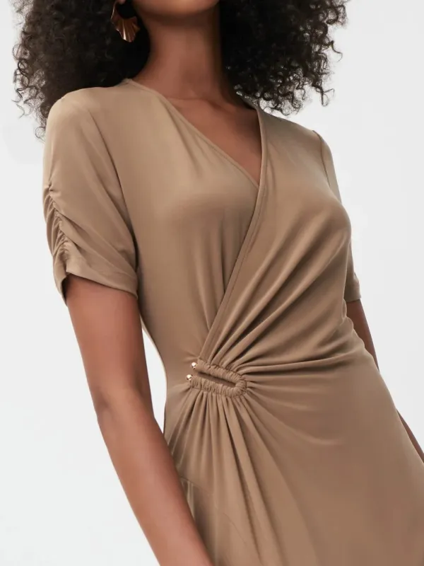 Tiger Eye Wrap - Style Side - Split Dress
