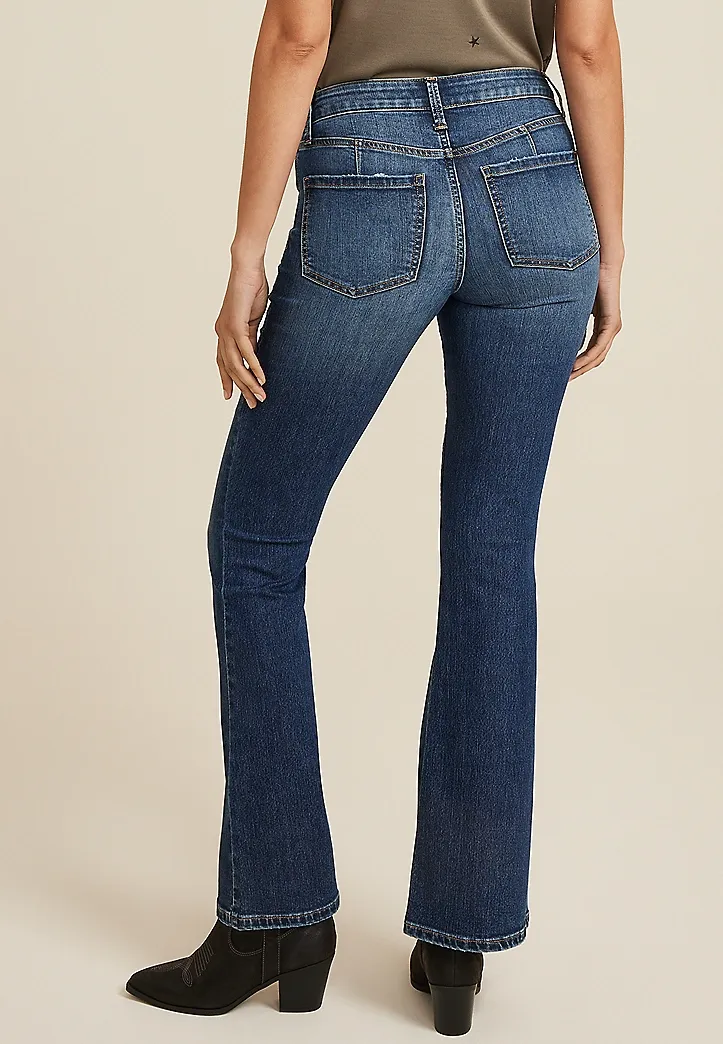 Daily Patch Pocket High Rise Wide Leg Jean