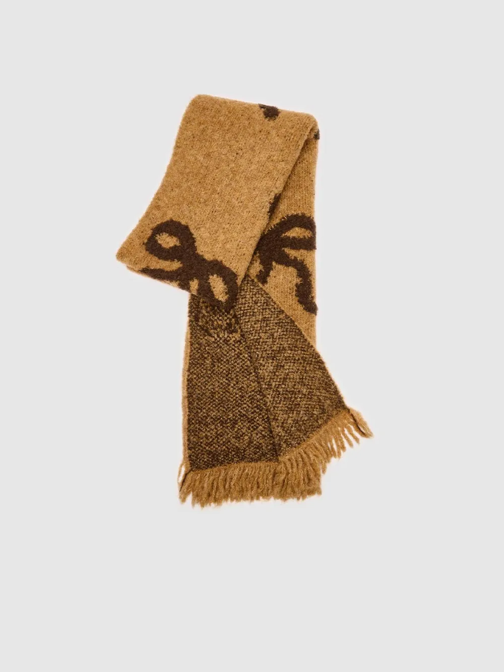 Bow Tassels Scarf