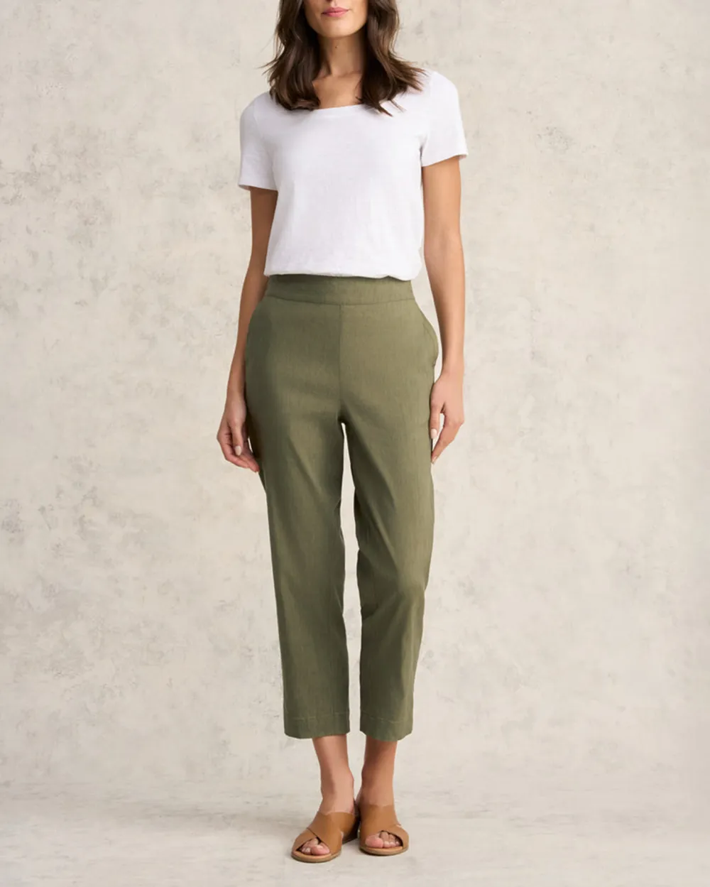 Slim Fit Ankle Length Pants