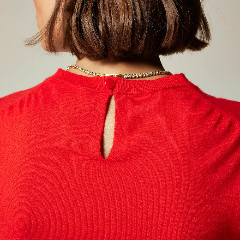 Cashmere-Blend Cropped Tops