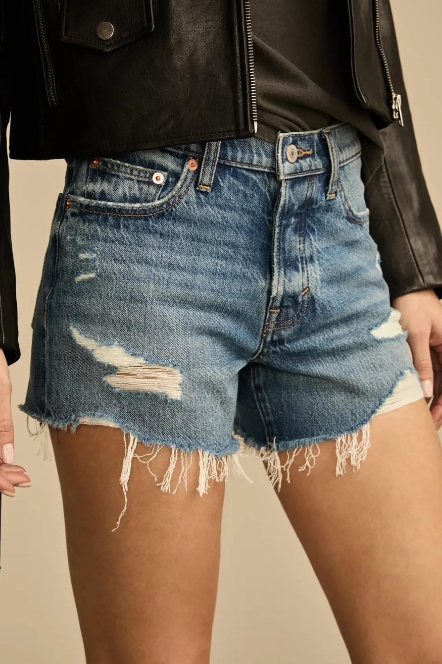 Elastic Waist Stripe Boxer Short