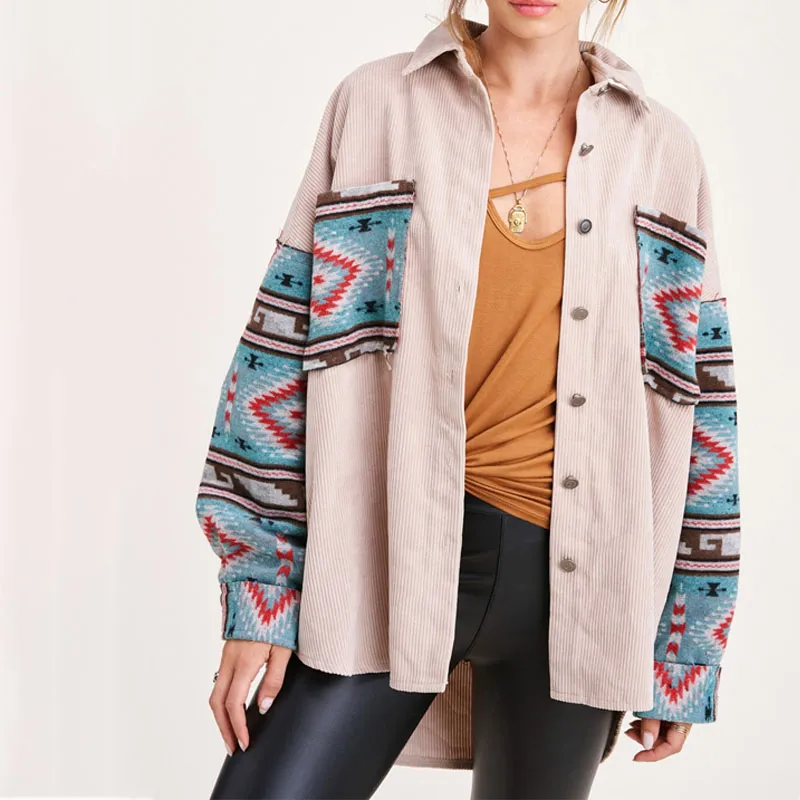 Printed Long-sleeves Jacket