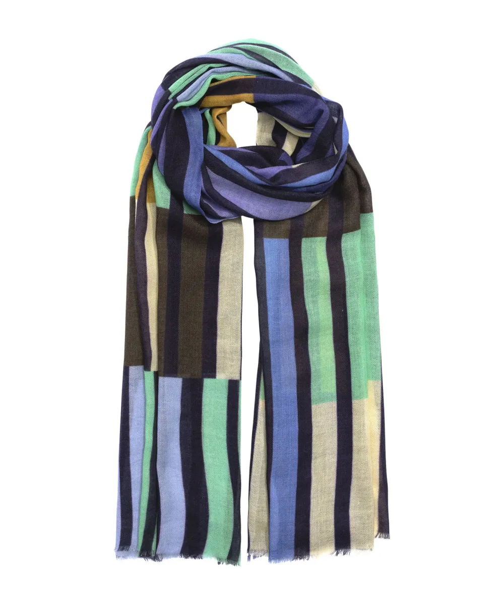 Casual Style Striking Stripe Design Wrap