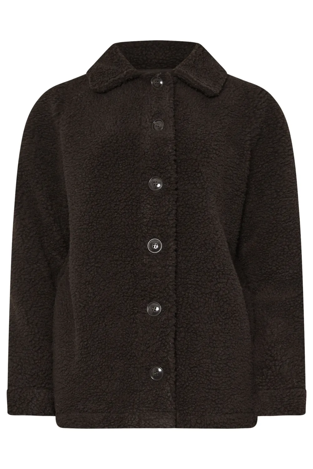 Chocolate Brown Side Pockets Jacket