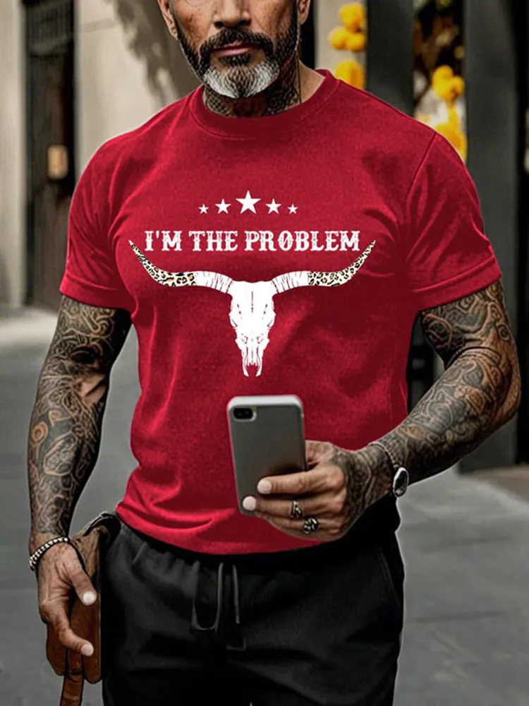 Men'S Shirt I'M The Problem T-Shirt