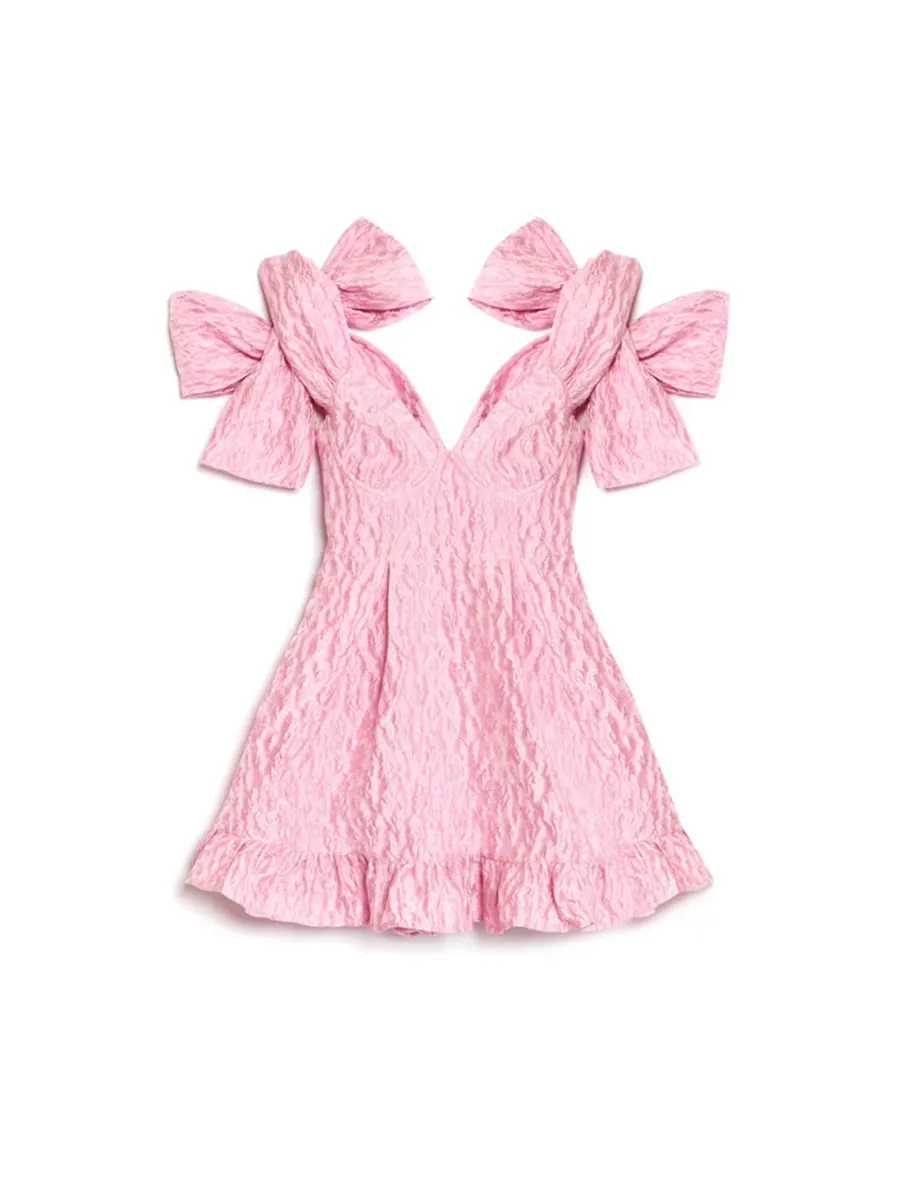 Classics Jacquard Bow Dress