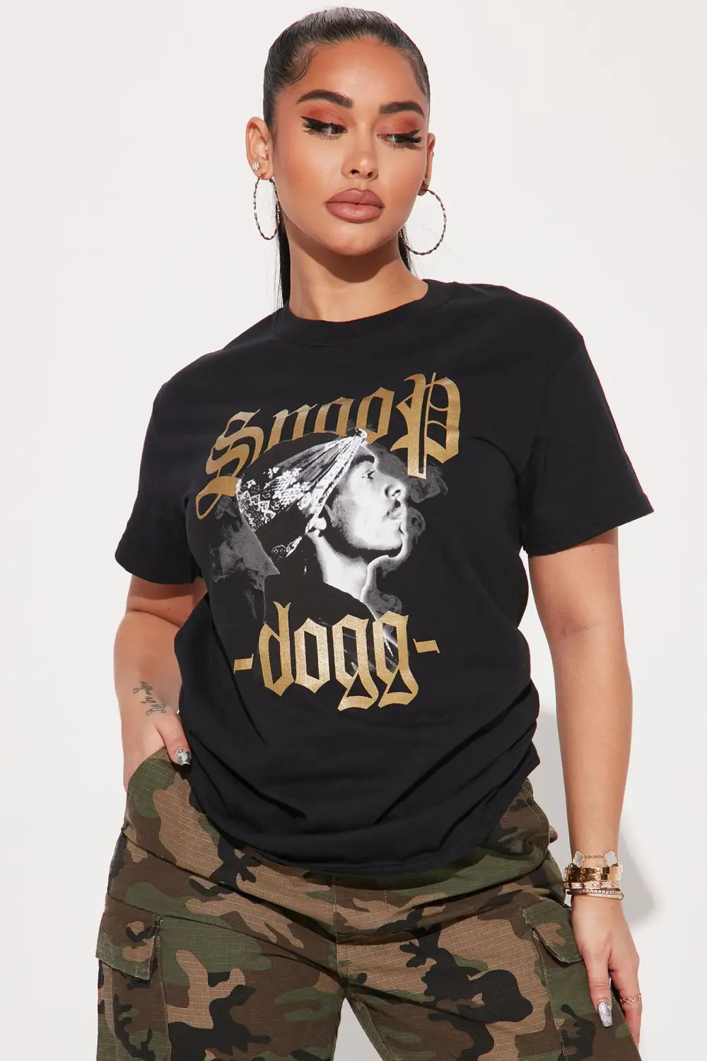 Snoop Dogg Graphic T-Shirt - Black