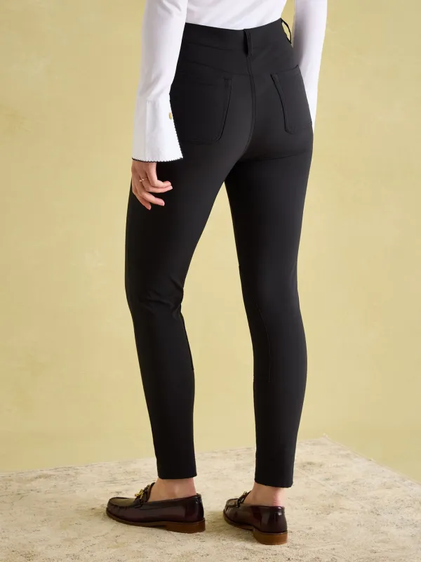 Black Skinny Fit Jodhpurs