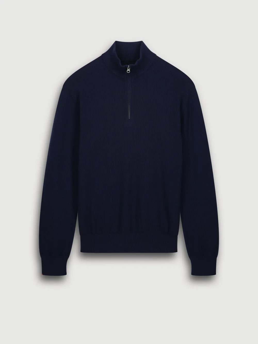 Men's Deep Blue Cotton Sweater