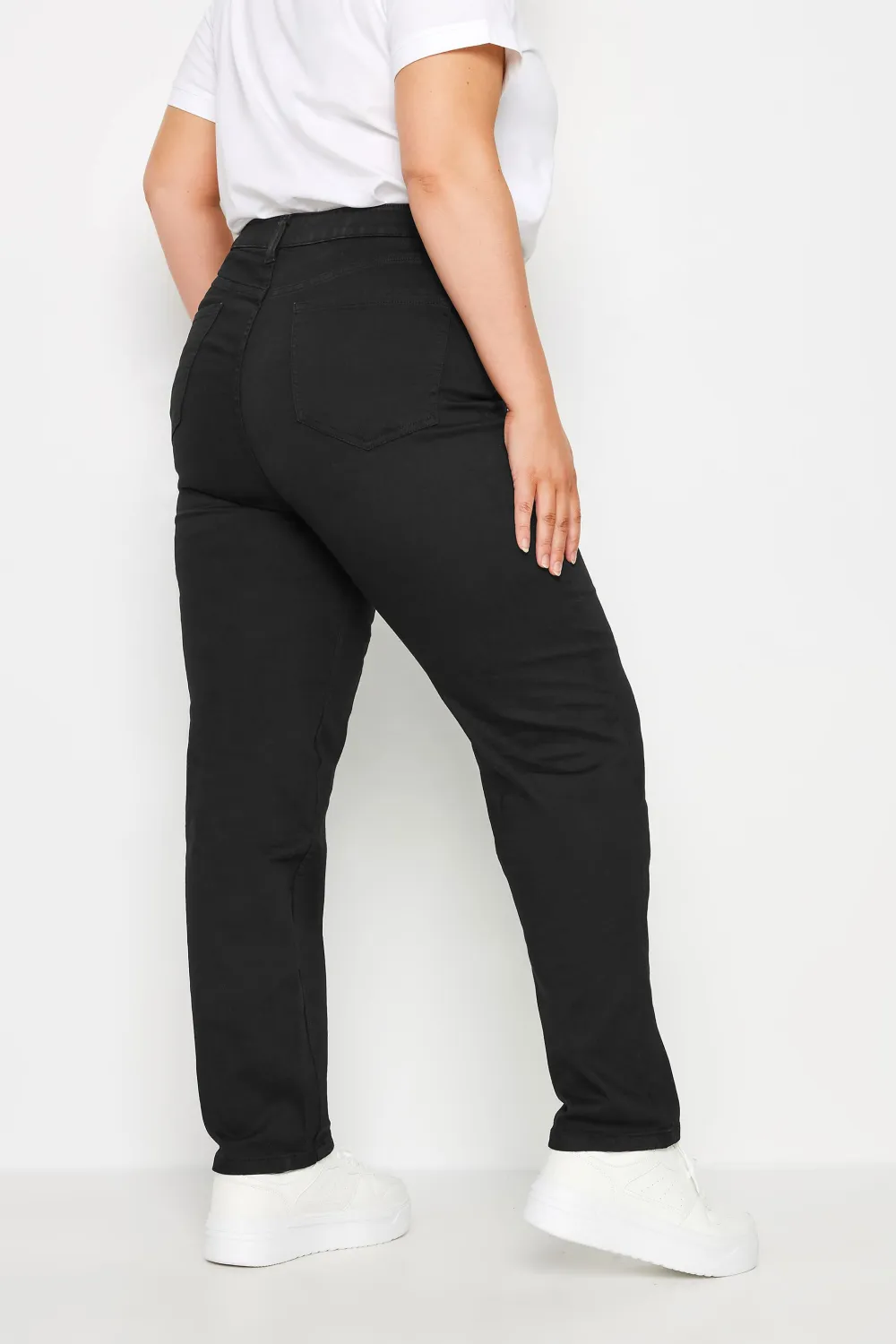 YOURS Curve Mid Blue Straight Leg RUBY Jeans