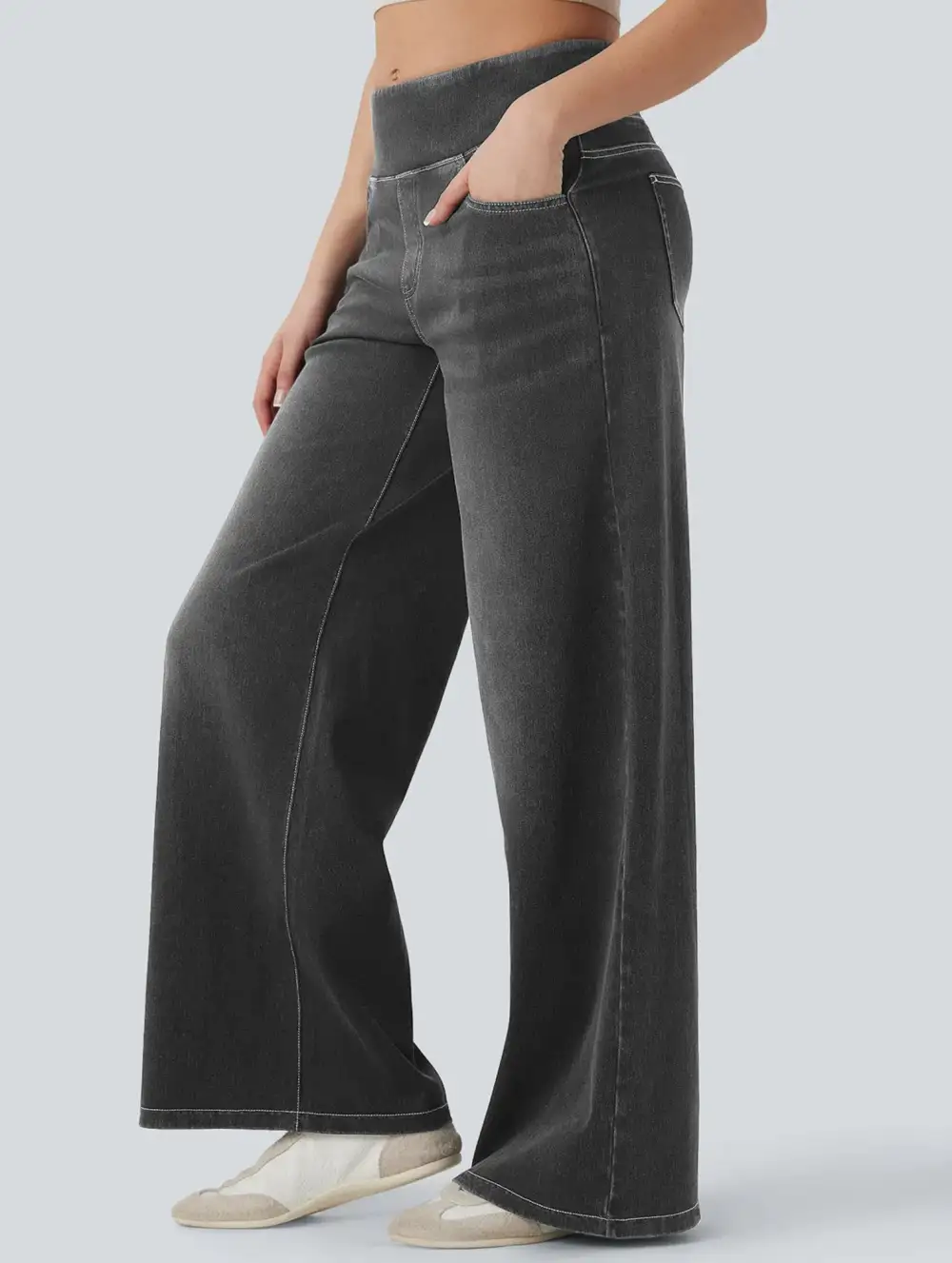 High Waisted Stretch Slim-Fit Jeans