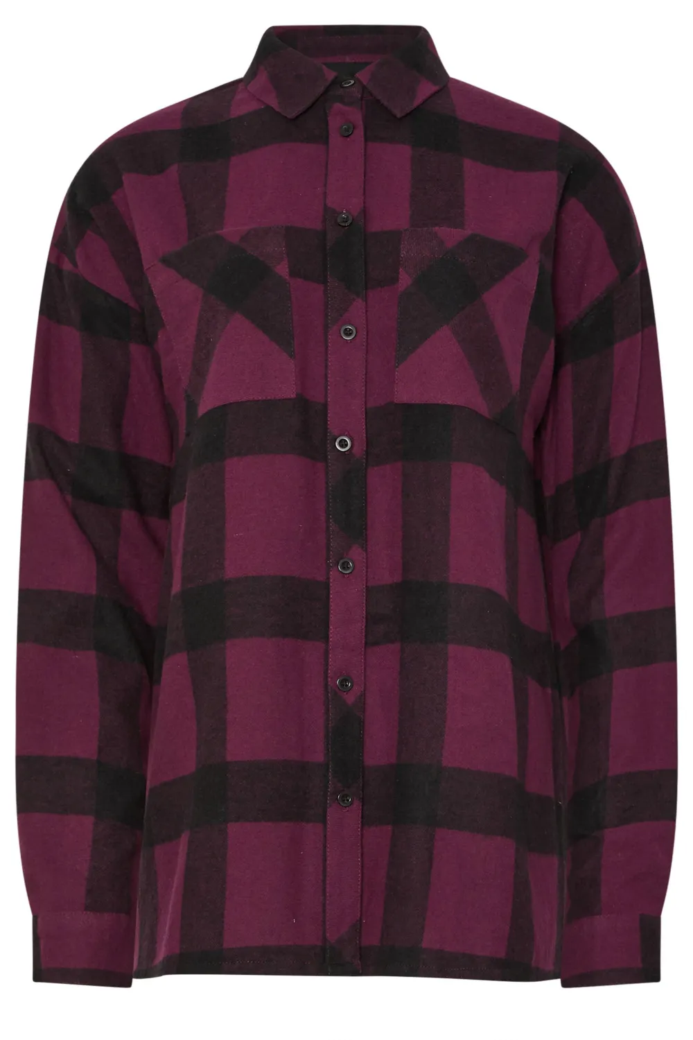 Loose Large Checkered Shirt