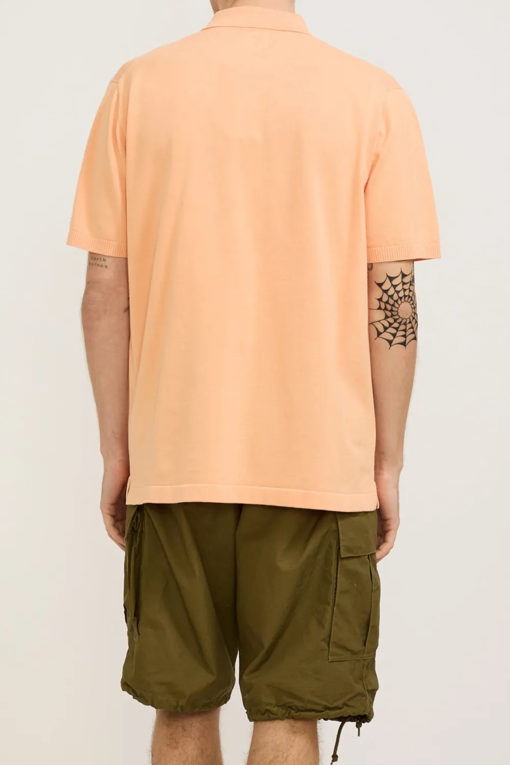Knit Polo 12G Orange
