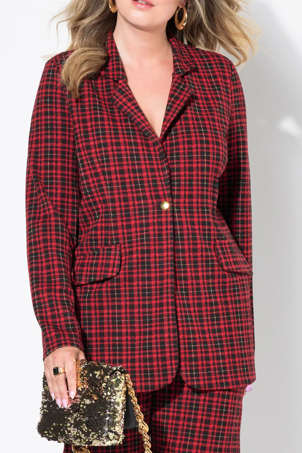 Ladies' Checkered Jacket
