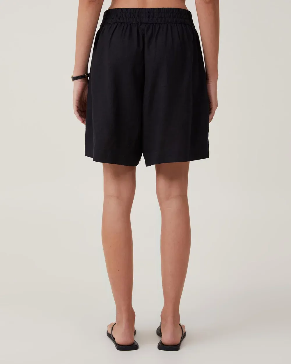 Black Longline Shorts