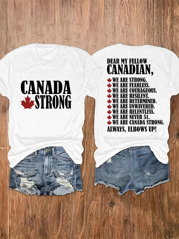 Women'S We Are Canada Strong T-Shirt