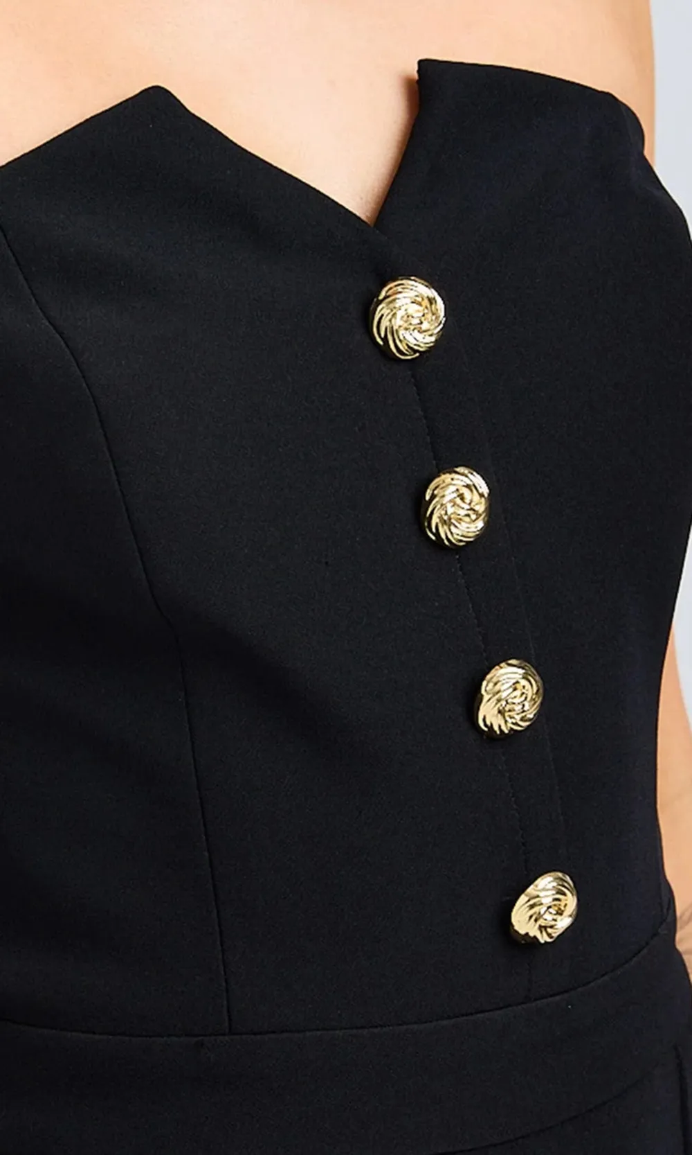 Front Button Jumpsuit