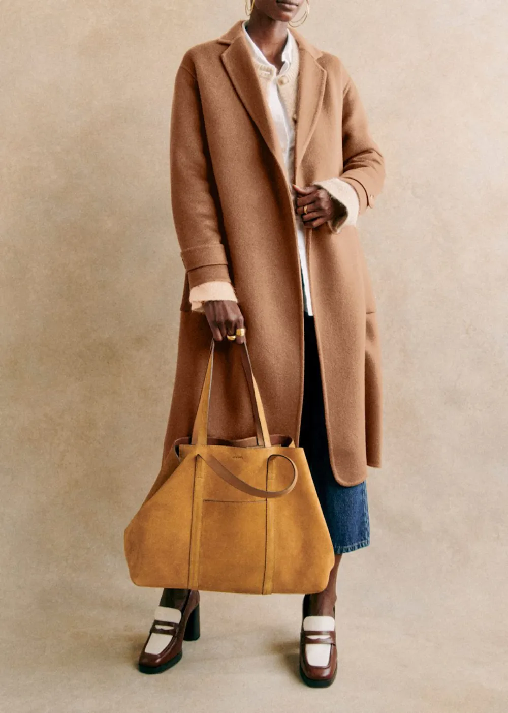 Long Double-Sided Wool Coat