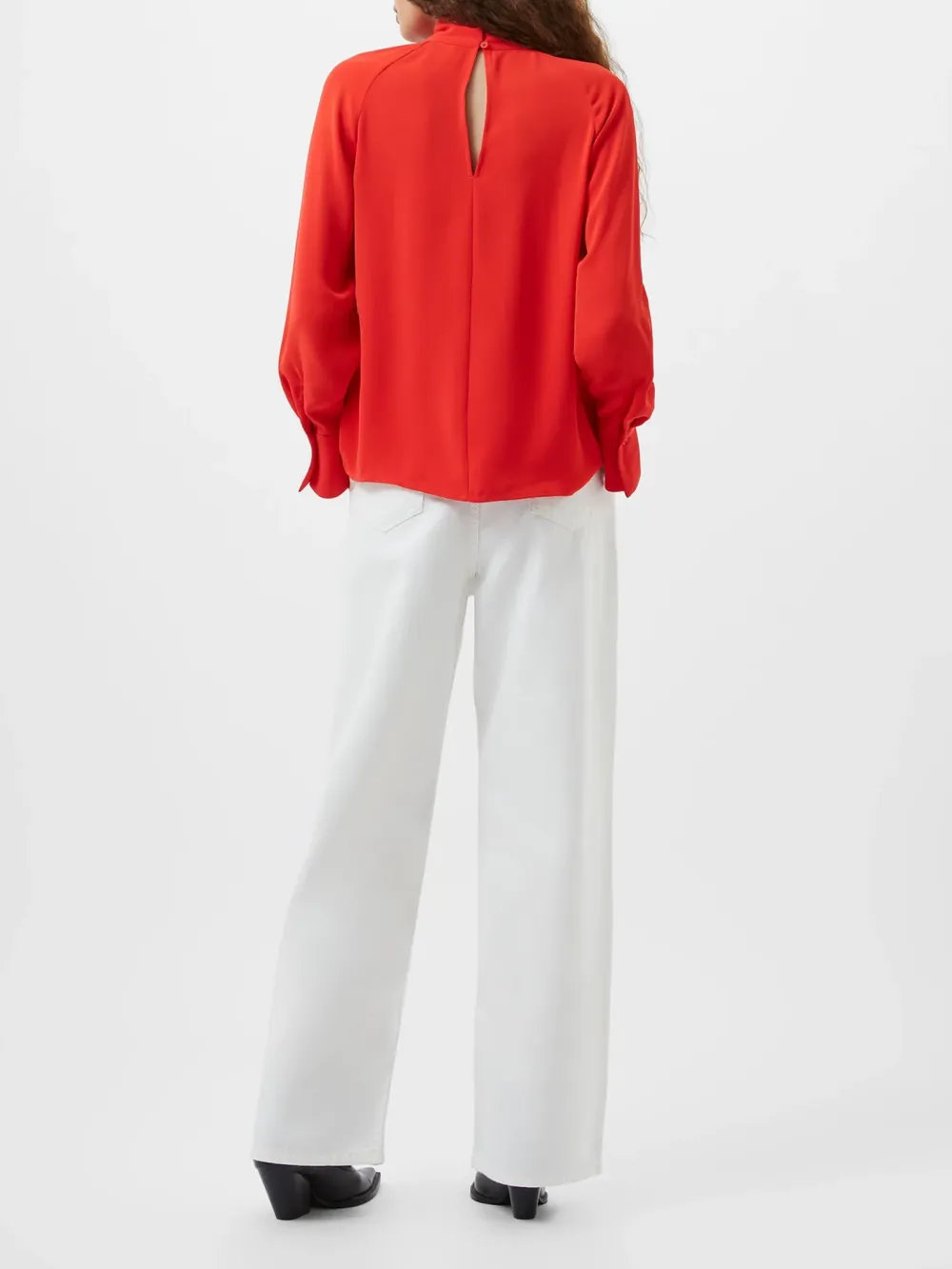 Soft Luxe Cutout Lace-Up Shirt