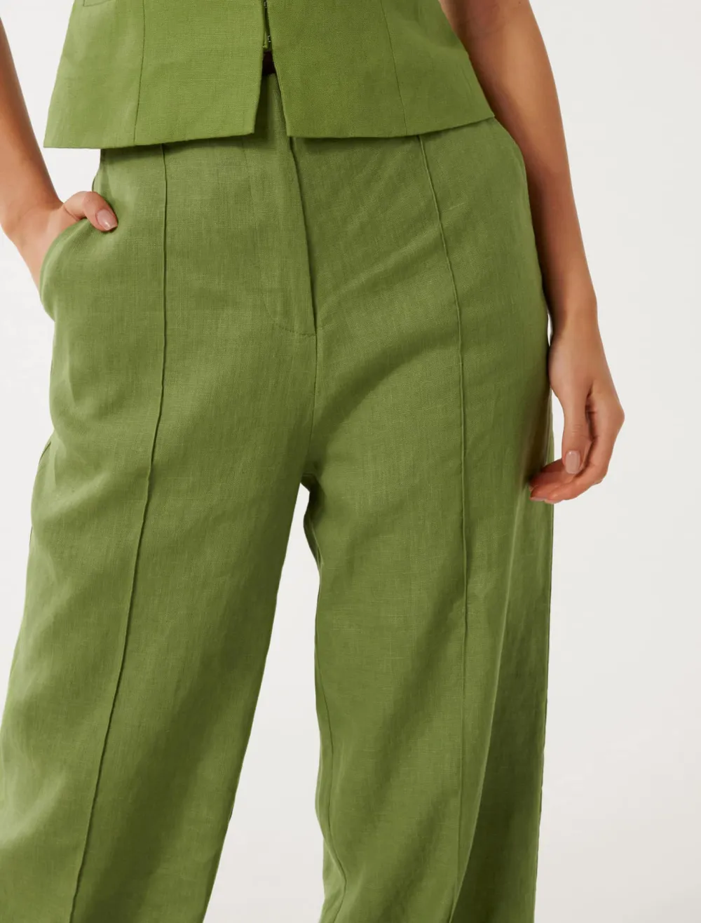 High Waist Wide-Leg Pants