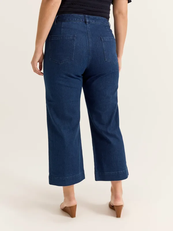 Casual Cropped Jeans