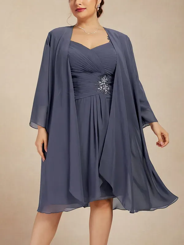 Waist Chiffon Simple Temperament Bridal Mother Dress