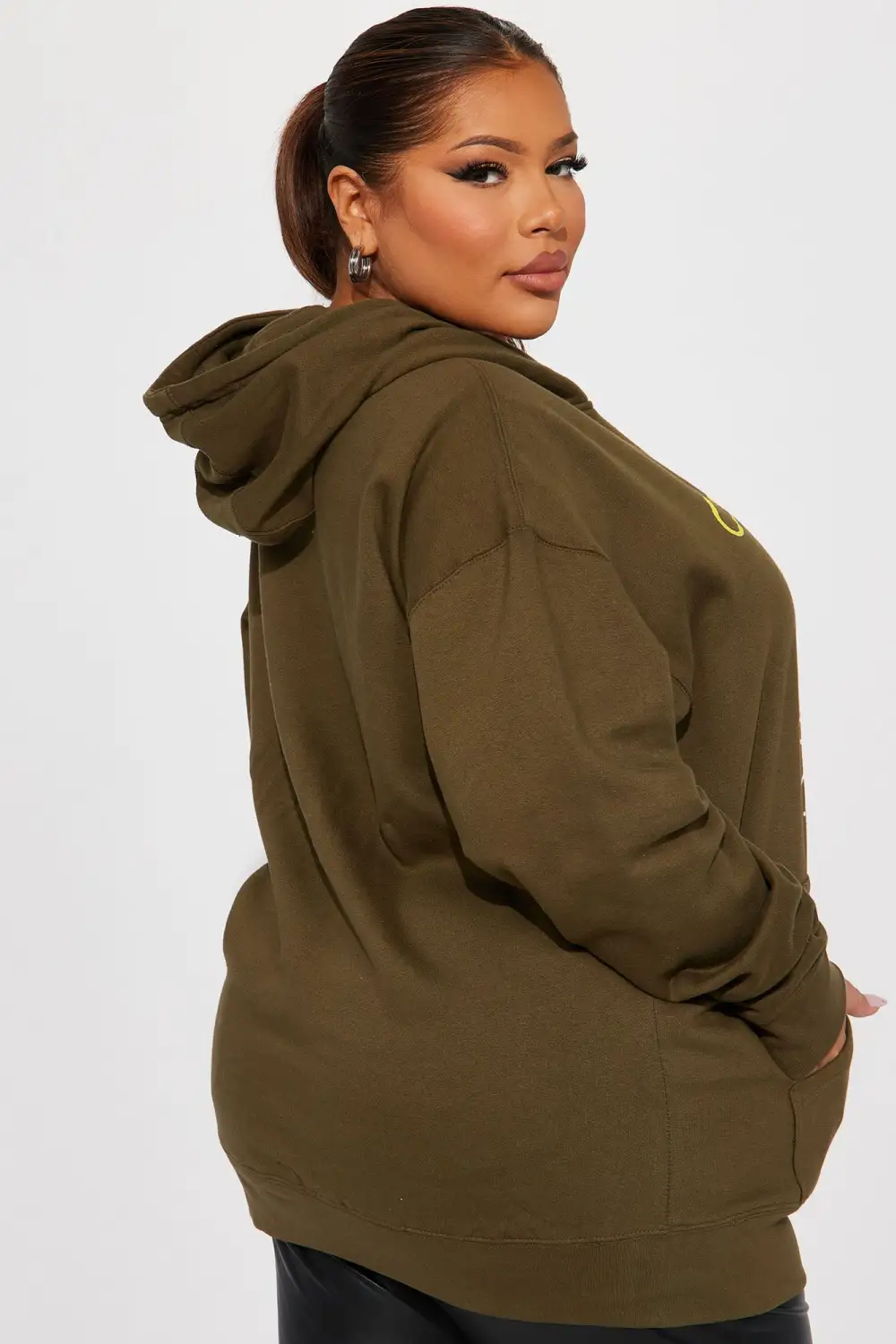 Alive And Well Skull Hoodie - Olive