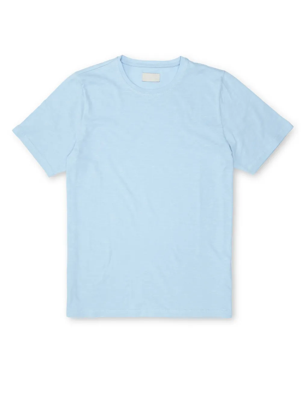 Sky Blue Casual Style Short Sleeve T-Shirt