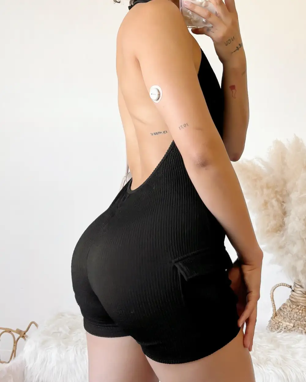 RESTOCKED! MIKAELA HALTER ROMPER (BEIGE)