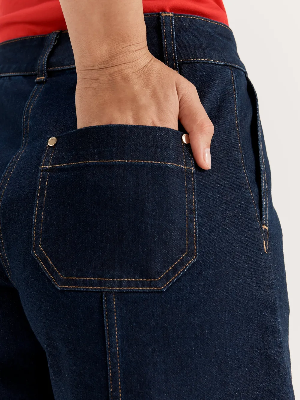 Casual High Waisted Denim Shorts