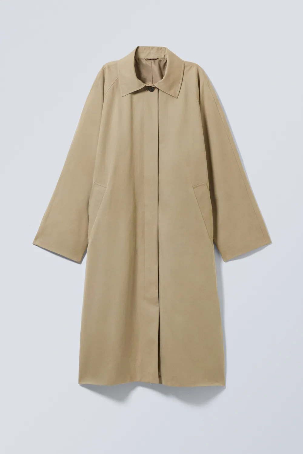 Oversized Raglan Sleeve Long Coat