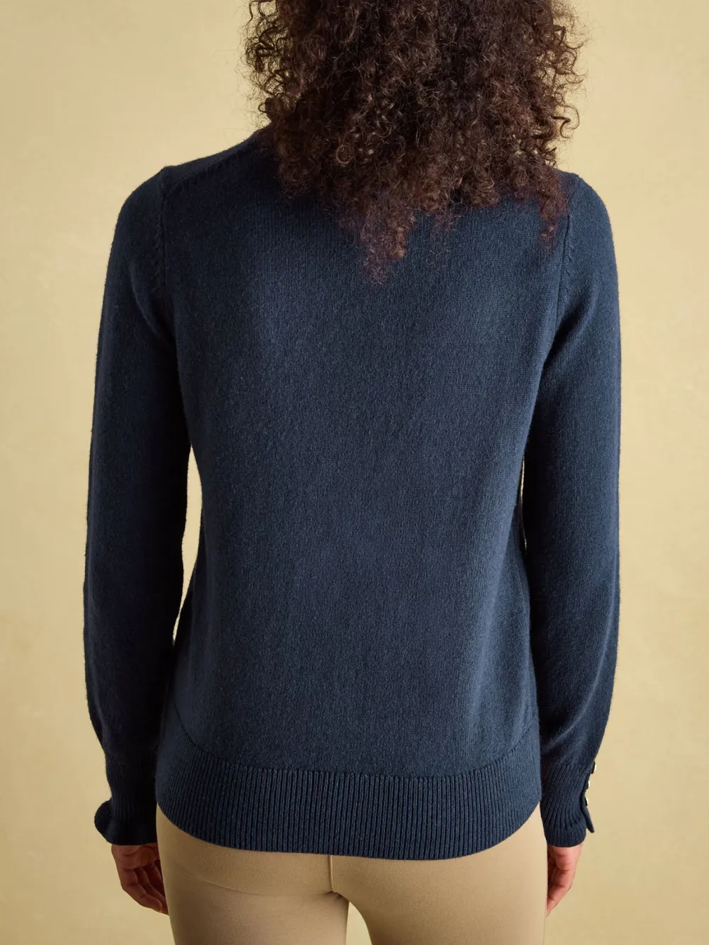 Frill Neck Long Sleeve Jumper