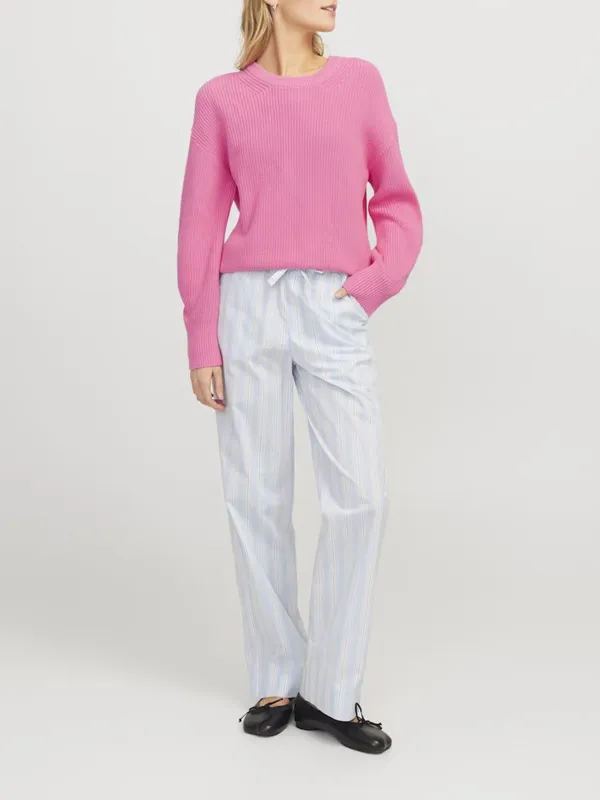 Plain Colored Casual Style Sweaters