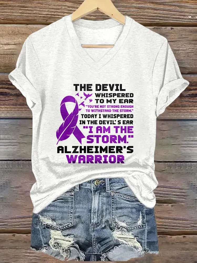 Women'S I Am The Storm V-Neck T-Shirt