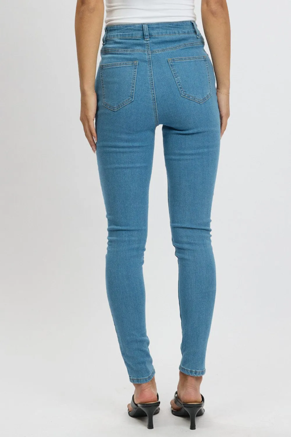 Denim Skinny Jean High Rise